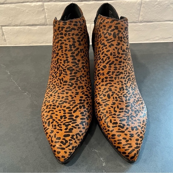 NWT sanctuary sz 9.5 Revel spotted calf hair leather ankle booties - Picture 6 of 16